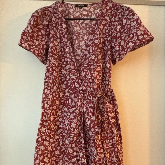 Madewell Floral Wrap Dress - Picture 3 of 5